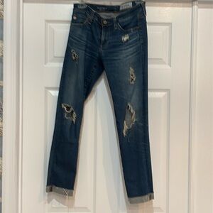 AG the stilt rolled up denim size 26